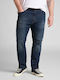 Fit Mvp Men's Jeans Pants Elastic Blue