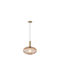 Eurolamp Topaz Ceiling Light Honey with E27 Socket 30x30x148.5cm