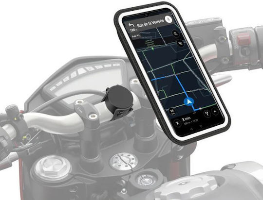 Shapeheart Motorrad Handyhalterung mit Koffer für das Lenkrad