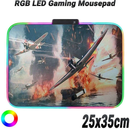 1124.063 Gaming Padel Pentru Mouse (250mm) cu Iluminare RGB prin USB Gri