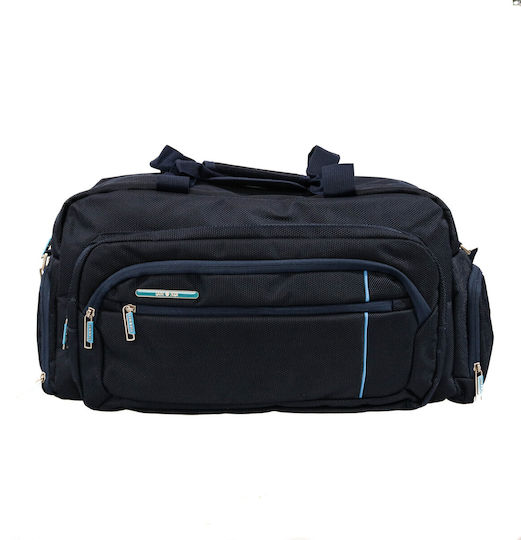 Lamonza Ultralight Geantă de voiaj Albastru marin Textil L49xW24xH27cm