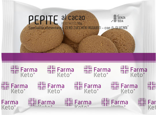 Farmaketo Keto Protein Biscuits Cocoa Flavor 50g