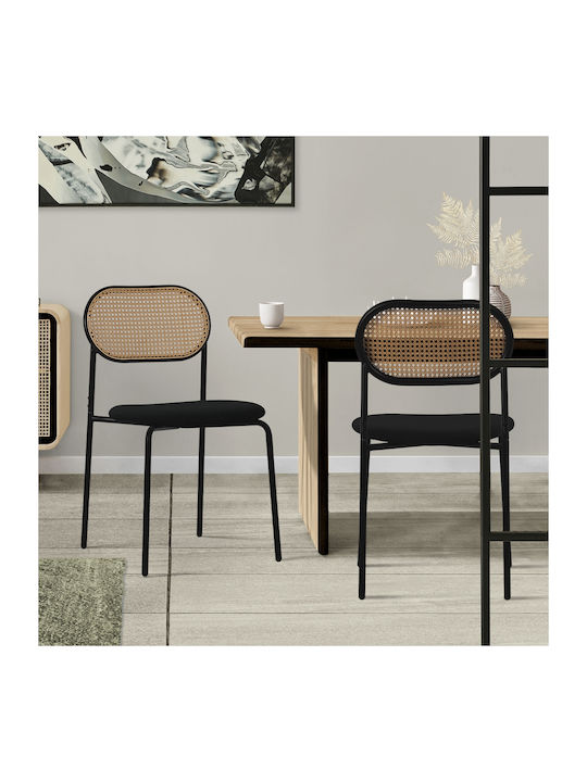 Chairs Dining Room 46x39x 2pcs Black