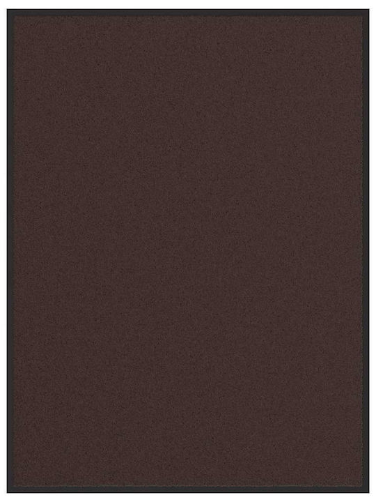 vidaXL Fußmatte Rutschfest Braun 90x120cm