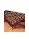 Silk Fashion Checkered 7180 Bordeaux 130x130cm