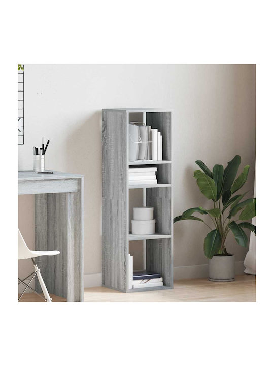 Grey Bookcase 34x31x112cm