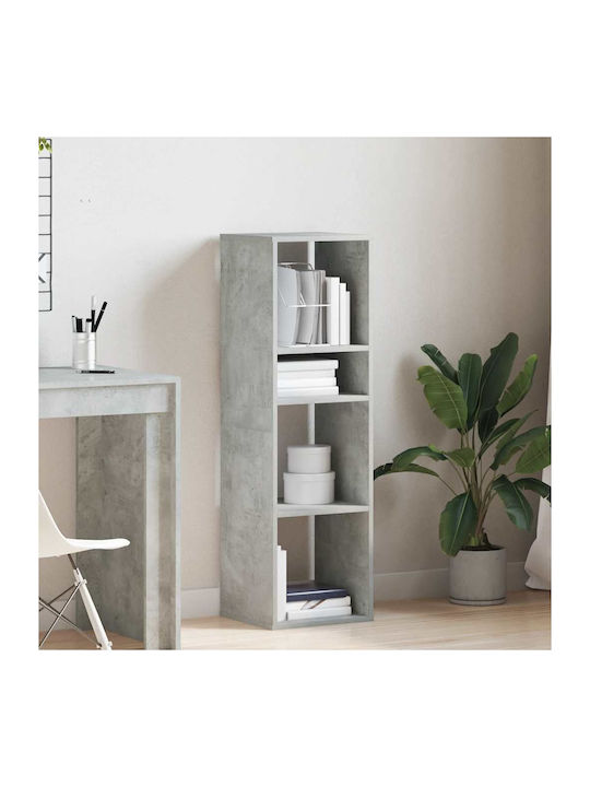Grey Bookcase 34x31x112cm