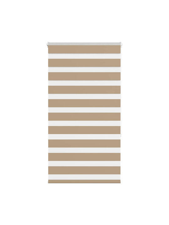 vidaXL Roller Blinds Partial Blackout Brown W70xH150cm 4014541