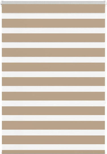 vidaXL Roller Blinds Partial Blackout Brown W110xH150cm 4014549