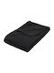 Atmosphera Blanket Fleece Sofa 125x150cm Black