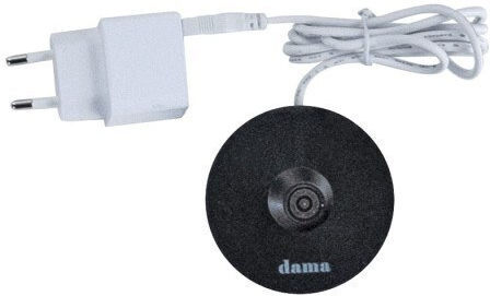 Ladestation für Tischlampe IP54 Schwarz Dama LD0610RB Zafferano LD0610RB Schwarz