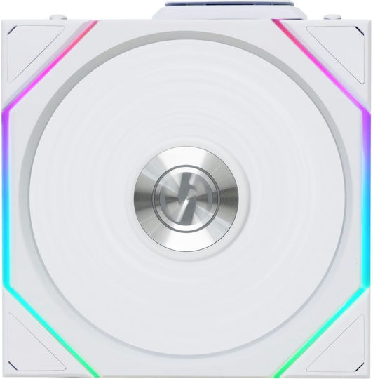 Lian Li UNI FAN TL Wireless Case Fan 120mm (200rpm / 83.4cfm) με ARGB Φωτισμό και Σύνδεση 4-Pin PWM Λευκό