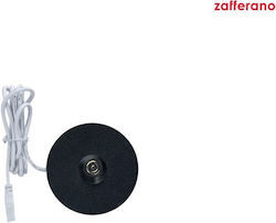 Ladestation für Tischlampe IP54 Schwarz Push-up LD1050RB Zafferano LD1050RB Schwarz