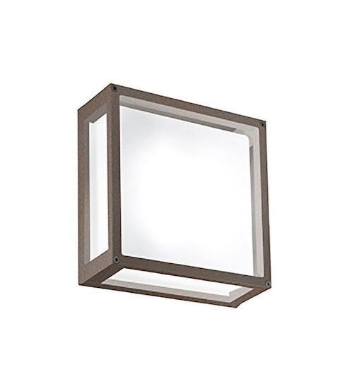 Zafferano Wandmontierte Außenleuchte LED IP54 20W mit Natürliches Weiß Licht