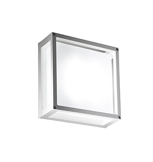 Zafferano Wall-Mounted Outdoor Light LED IP54 20W with Warm White Light