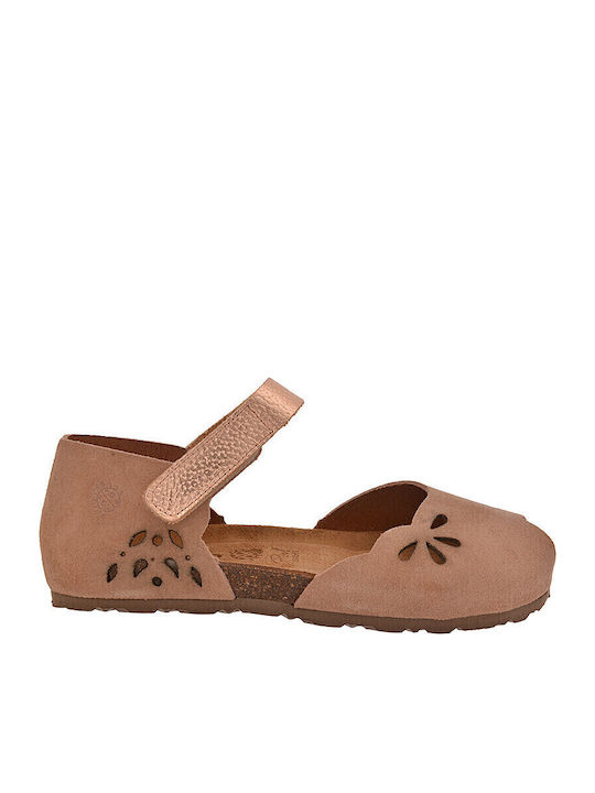 Yokono Villa Flache Sandalen für Damen in Beige...