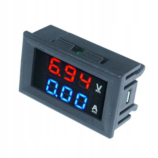 Pagmil Ammeter Voltmeter 0.28" 0V 100V 10A