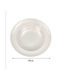 SDS Πιάτο Ρηχό Κεραμικό Λευκό με Διάμετρο 28cm