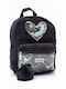 Kids Backpack Black 24x13x30 Black