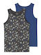 Name It Kids' Set with Undershirts Charcoal 2pcs