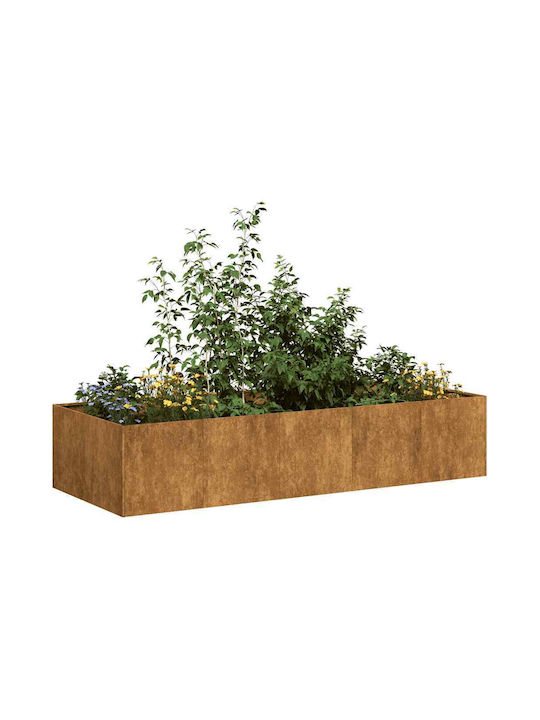 vidaXL Blumenkasten Metallisch Brown 200x80x40cm.