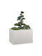 vidaXL Planter Box Metallic Silver 120x80x80cm.