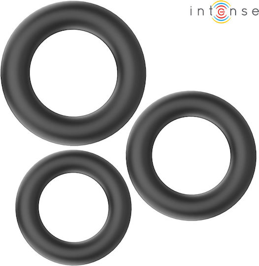 Intense Set Ringe Schwanz Silikon Schwarz D-241981