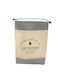 TnS TnS Fabric Laundry Basket 57x30x40cm Grey