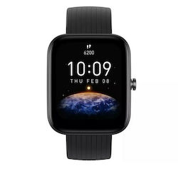 Amazfit Bip 3 Pro 45mm Refurbished Grade A Μαύρο