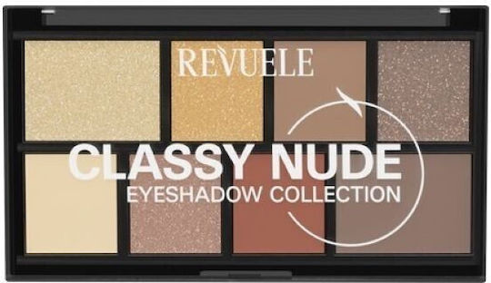 Revuele Παλέτα με Σκιές Ματιών Matte σε Στερεή Μορφή Classy Nude Nude 15gr