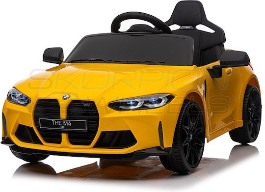 BMW M4 Einsitzer mit Fernbedienung Lizensiert 12 Volt Gelbe