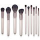 Set mit Make-up-Pinseln für Foundation aus synthetischem Haar 10Stück