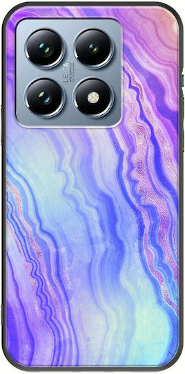 Achatstein Neon Xiaomi 14t Pro 5g Schwarzes TPU Schwarzes Silikon