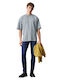 Men's Jeans Pants Elastic with Slim Tapered Fit Blue