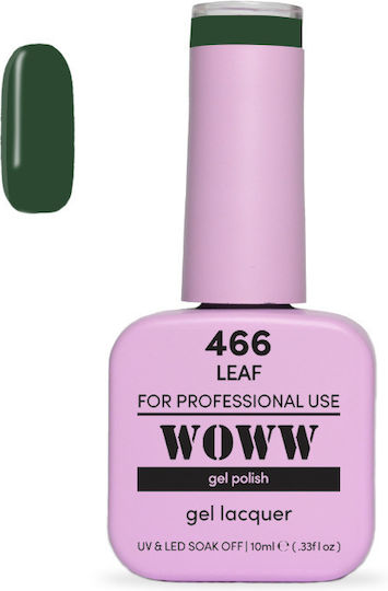 Woww Uv & Led Soak Off Gel Lacquer Frunză 466 10ml