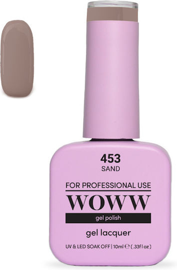 Woww UV- & LED-Soak-Off-Gellack Sand 453 10 ml