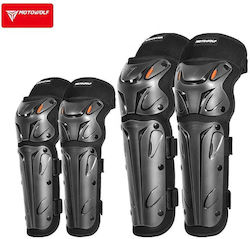 Motorcycle Knee Elbow Pads Set Adjustable Velcro Fastening Quick Release Ventilated Ce Certified Shell Protection Model 1010 Long Motowolf Motorcycle Knee Elbow Pads Set Adjustable Velcro Fastening Quick Release Ventilated Ce Certified Shell Protection Model 1010 Long Motowolf