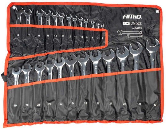 AMiO Set Germano-polygon cu Dimensiune de la 9mm până la 28mm 25buc
