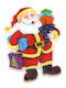 Weihnachtlicher dekorativer Gel-Fensteraufkleber Weihnachtsmann 1Stk 1epx2115