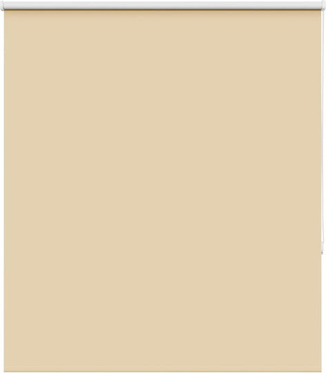 vidaXL Roller Blinds Total Blackout Beige W130xH150cm 4010744