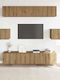 Unitate TV pentru sufragerie Technical Oak L80xÎ