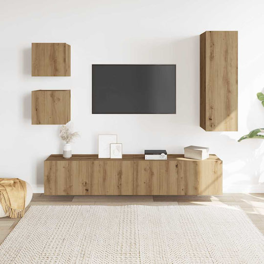 Wohnzimmer TV-Einheit Technical Oak