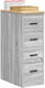 vidaXL Schubladenschrank 30x51x85cm