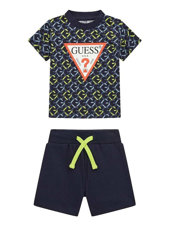 Kids' Set with Shorts Summer 2pcs Navy Blue