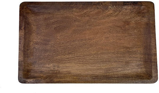 Nakaro Wood Πλατώ Σερβιρίσματος Ξύλινο 25x17x2εκ.