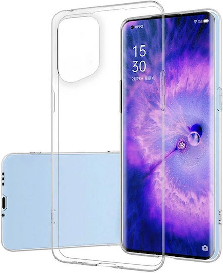 Techwave Ultra Slim 0.5mm Back Case Oppo Find X5 Pro Transparent