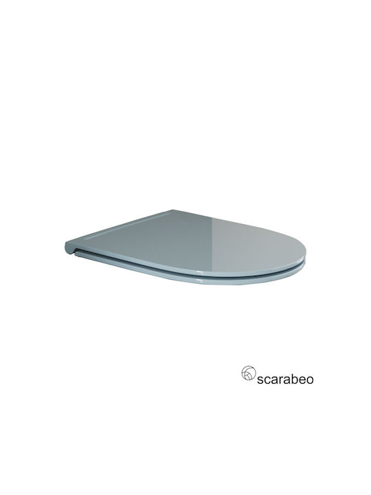 Scarabeo Plastic Soft Close Toilet Slim Seat