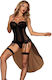 Zoli Sexy Korsetts Schwarz