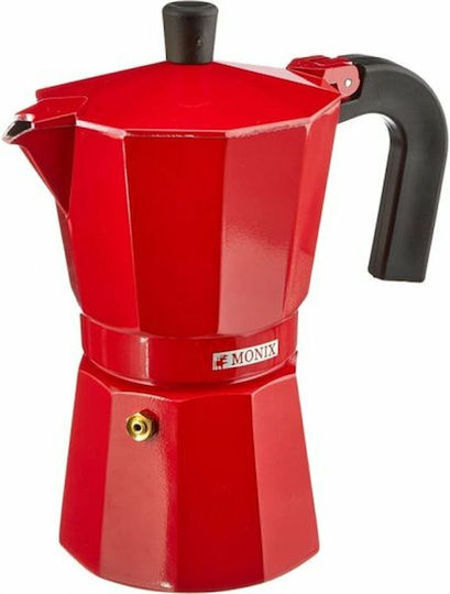 Monix Stovetop Espresso Pot for Red