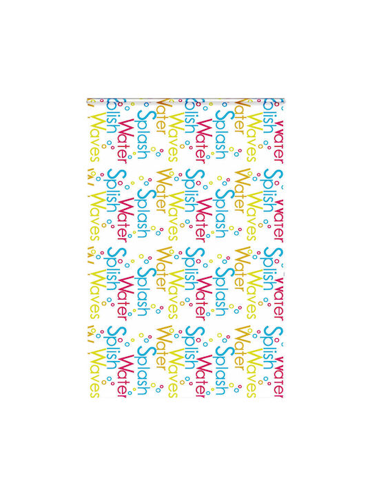 Vidaxl Shower Curtain Roll Cassette 160x240cm Fabric Width 156cm Multicolor